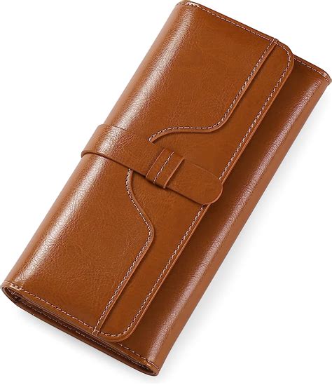 Sendefn Wallets For Women Real Leather With Rfid Blocking