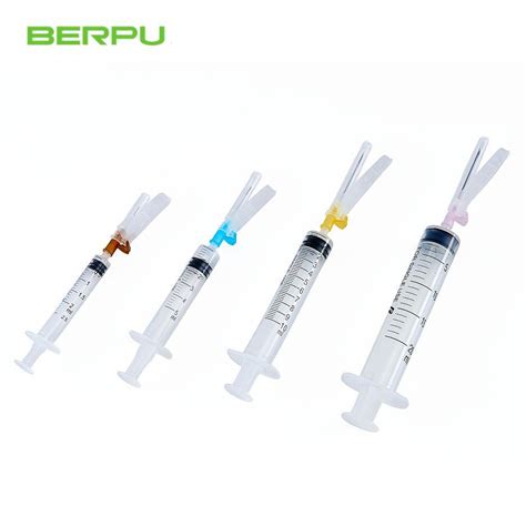 Berpu 60ml CE ISO FDA Certified Luer Lock Hypodermic Syringe With 25g