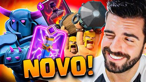 MAIS NOVO E MELHOR DECK DE PEKKA ARIETE DE BATALHA NO CLASH ROYALE