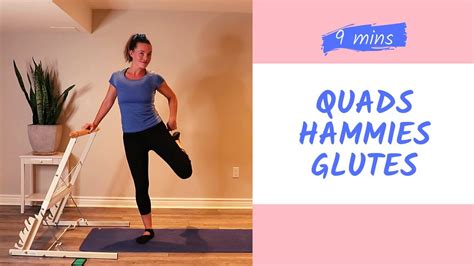 9 Minute Lower Body Barre Workout Quads Hamstrings Glutes Low