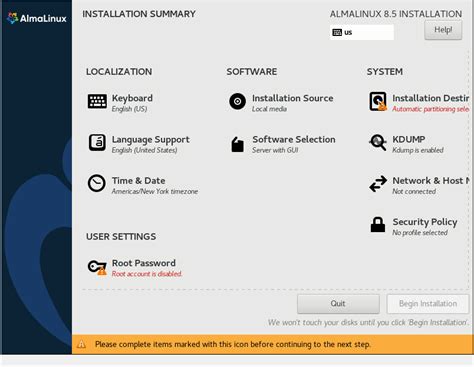 Install Alma Linux Step By Step Notes Habibzain