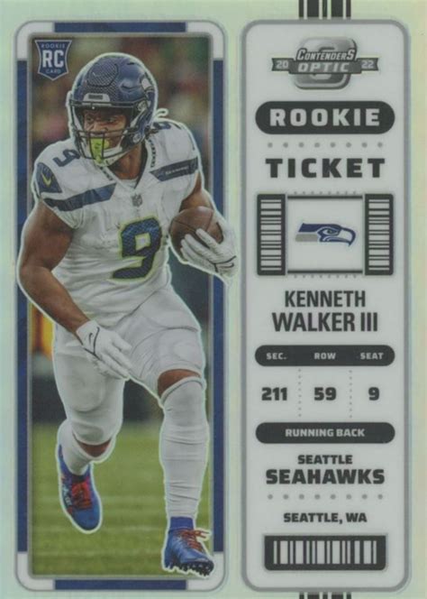 Kenneth Walker Iii Contenders Optic Silver Price Guide