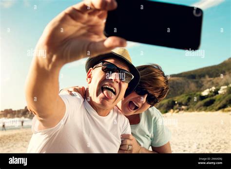 Retirement Is When The Real Fun Begins A Mature Couple Taking A Selfie