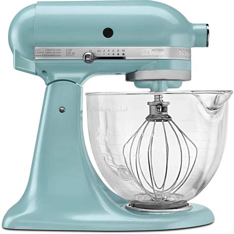 Kitchenaid Artisan Designer Qt Azure Blue Stand Mixer Ksm Gbaz