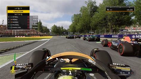 F1 23 Ps5 Lando Norris Gameplay Mclaren Formule 1 Italie