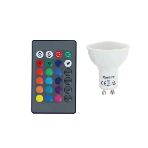 Ampoule Led Spot Culot Gu W E Lumi Re Blanc Chaud Ou Lumi Re Rvb