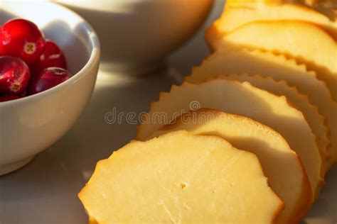 Traditional Polish Highlander Sheep Cheese Oscypek Stock Photo Image