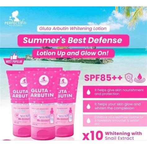 Perfect Skin Gluta Arbutin Whitening Body Lotion With Snail Extract