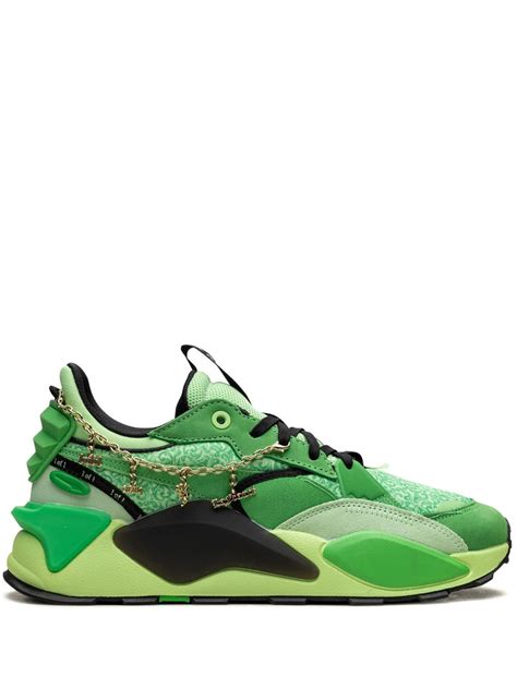 Puma Rs Xl Lafrancé スニーカー グリーン Farfetch Jp