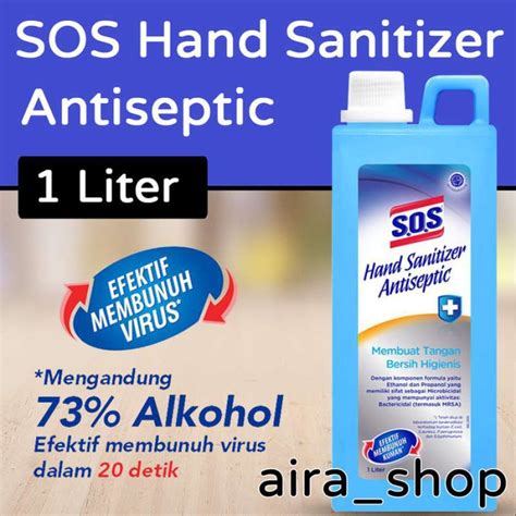 Jual Sos Hand Sanitizer Antiseptic Liter Di Seller Suzuka