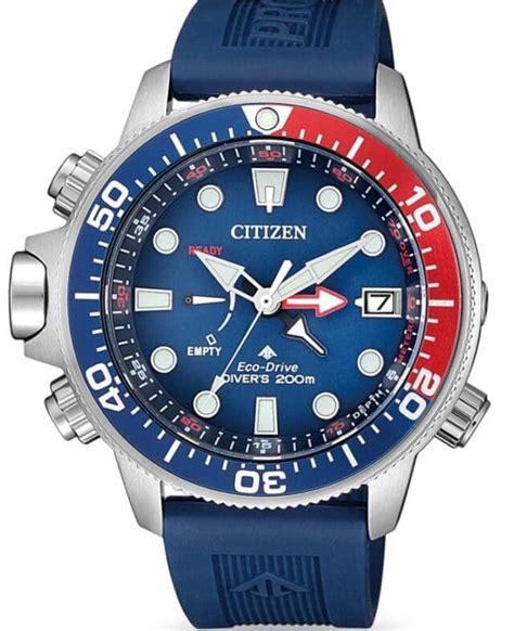 Citizen Eco Drive Promaster Marine Aqualand M Divers Watch Royal