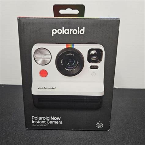 Polaroid Now Instant Film Camera Generation 2 Black White EBay