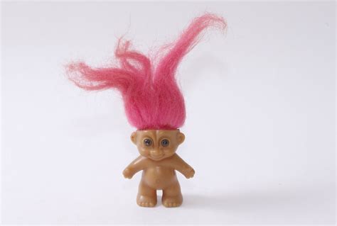 Russ Baby Troll Doll Pink Hair Nude Pvc Figure Toy