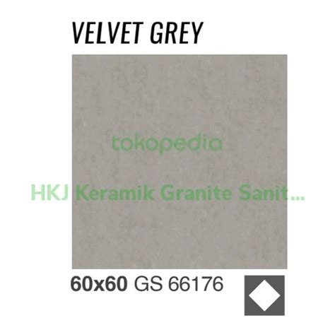 Jual Granit Garuda Velvet Grey Matt Ukuran 60x60 GS 66176 Grade A