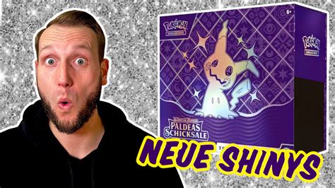 Paldeas Schicksale NEUES SET NEUE SHINYS Top Trainer Box Pokemon