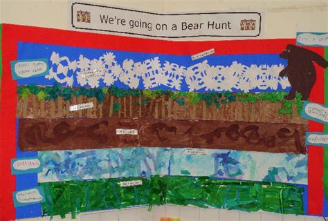 Art idea -- use with We're Going on a Bear Hunt | Classroom displays ...