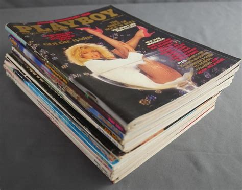 Vintage Playboy And Hustler Adult Erotic Magazines