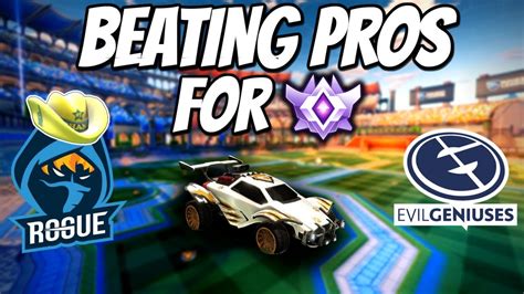 Beating Pro Players For Gc V Road To Grand Champion Rocket League