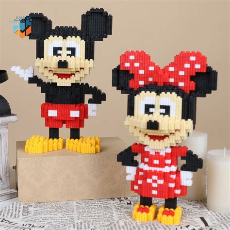 Jual Original Nano Block Mickey Minnies Medium Bricks Education