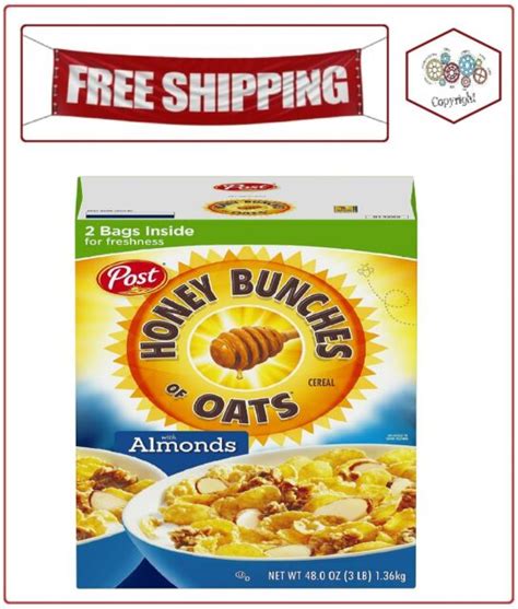 Post Honey Bunches Of Oats With Crispy Almonds Oz Ebay