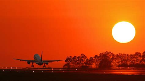 Airplane Sunset Wallpapers - Wallpaper Cave