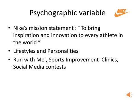 Nike S Segmentation Targeting Positioning Marketing Strategy Ppt