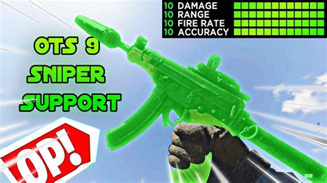 NEW OTs 9 SMG Is The Best Sniper Support SMG COD WARZONE YouTube