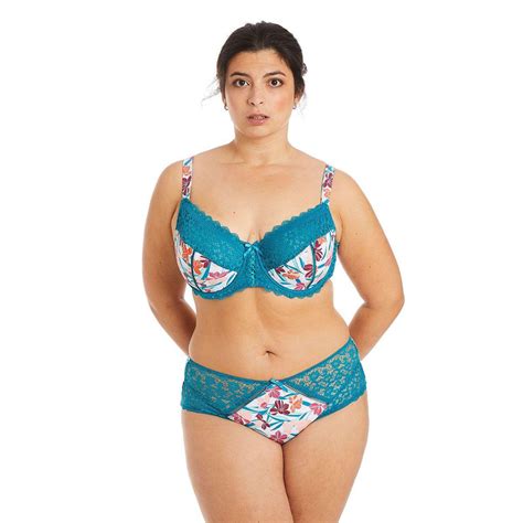 Soutien gorge à armatures grand maintien turquoise rose Eva 3 SUISSES