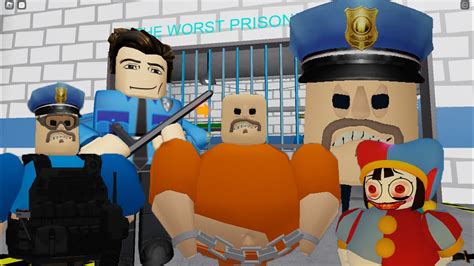 Escaping From A Barry Cops Prison Run Free Morphs Obby Roblox New