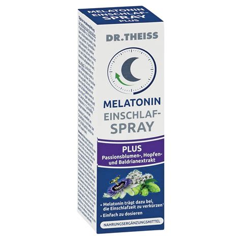 Dr Theiss Melatonin Einschlaf Spray Plus Ml Gesund De