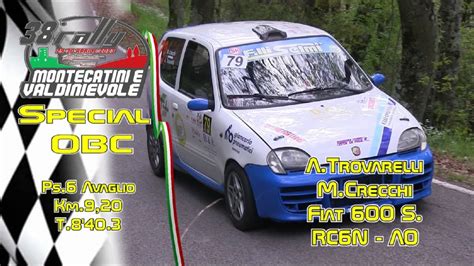 Rally Valdinievole Trovarelli Crecchi Obc Ps Avaglio Youtube