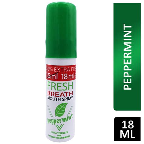 Fresh Breath Mouth Spray Peppermint 18ml