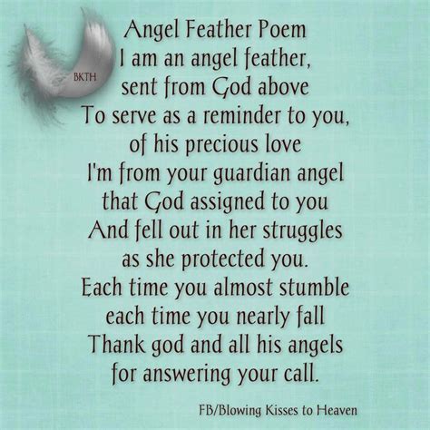 Free Printable Poems About Angels