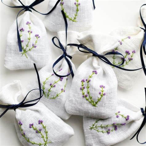 Diy Hand Embroidered Lavender Bags Lavender Bags Hand Embroidered