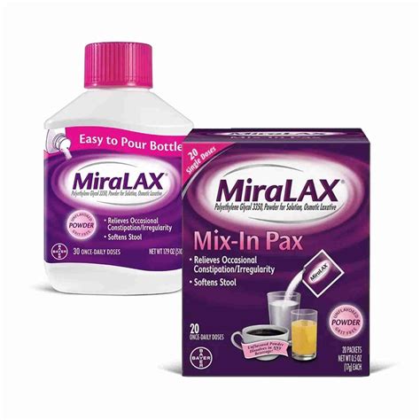 Miralax® Polyethylene Glycol 3350 Laxative Jeritek Llc