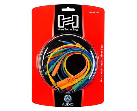 Hosa Cmm 500y Mix Hopscotch Patch Cables 5 Pack Starsound Audio Inc