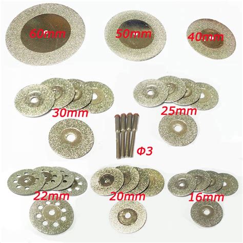 Elmas kesim diski dremel araçları aksesuarları mini testere bıçağı