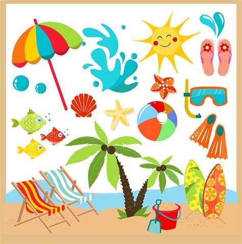 Summer / Beach clipart Clip Art / summer Digital Clipart