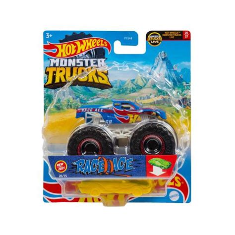 Hot Wheels Monster Trucks Race Ace kisautó JatekBolt hu