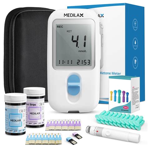 Buy Ketone Monitor And Glucose Meter Kit Dual Blood Sugar And Ketone