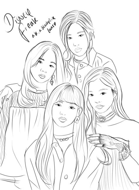 Pin Oleh Art N K Pop Di Blackpink Art Gambar Buku Sketsa Sketsa