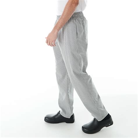 Ultimate Cotton Chef Pants In Black Graphite Patterns Chefwear