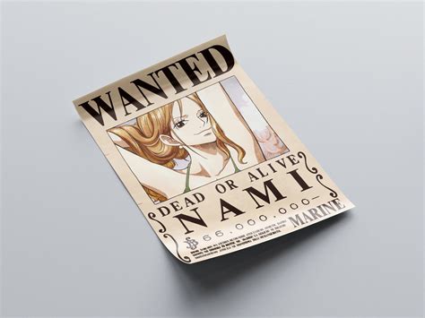 Nami Bounty Poster - One Piece | Weebshop Anime Merchandise