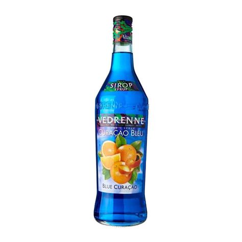 Сироп Vedrenne Blue Curacao, портокал, 1л - eMAG.bg