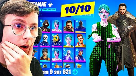 Je NOTE les COMPTES FORTNITE de MES ABONNÉS 7 YouTube