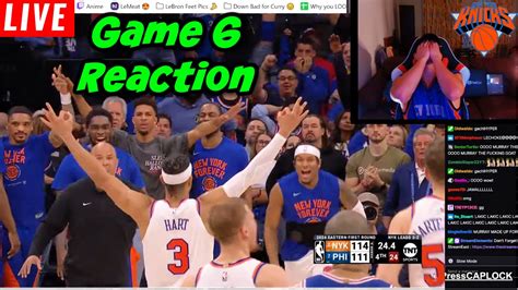 Philadelphia 76ers Vs New York Knicks Game 6 Highlights Reaction