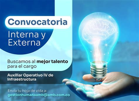 Convocatoria Interna Y Externa Auxiliar Operativo Iv De Infraestructura