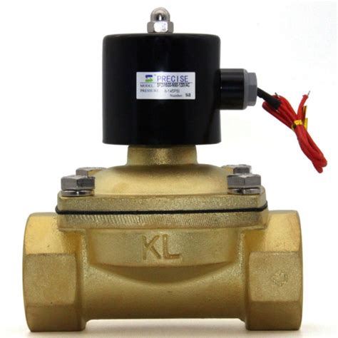 2 Npt Electric Solenoid Valve 120 Vac For Air Water Oil