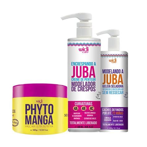 Kit Encrespando A Juba Geleia Phyto Manga G Widi Care Creme De