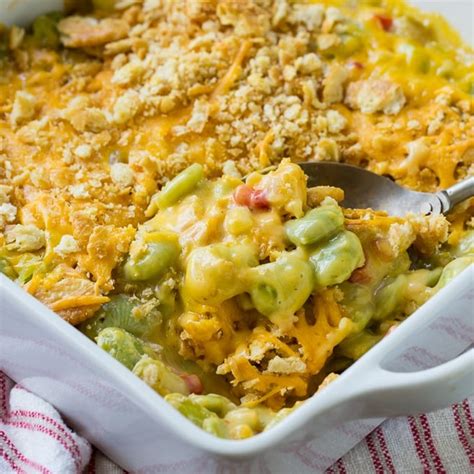 Lima Bean Casserole Spicy Southern Kitchen